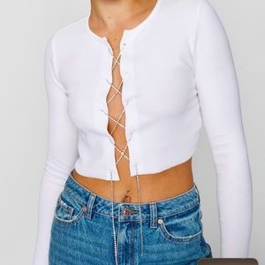 GARAGE RHINESTONE TOP